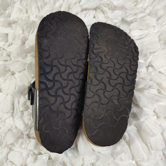 Birkenstock Gizeh Sandals Womens Size 9 Silver Metallic Thong Comfort EU 40 - Picture 12 of 16